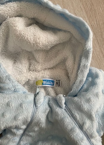 Mavi Bebek Tulum, Nakışlı ve Kürklü - Görsel 3