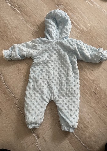 Mavi Bebek Tulum, Nakışlı ve Kürklü - Görsel 2