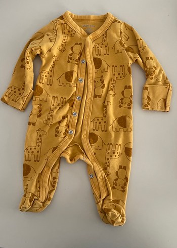 İkili Uzun Kollu Desenli Bebek Tulumları - Görsel 2