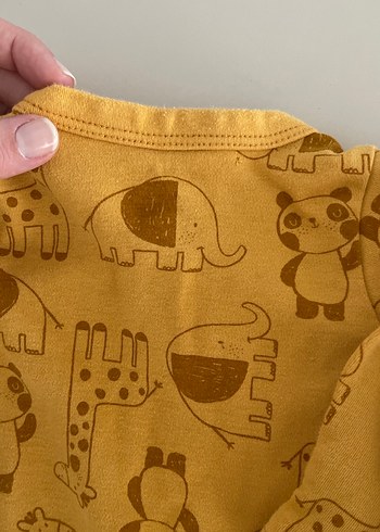 İkili Uzun Kollu Desenli Bebek Tulumları - Görsel 6