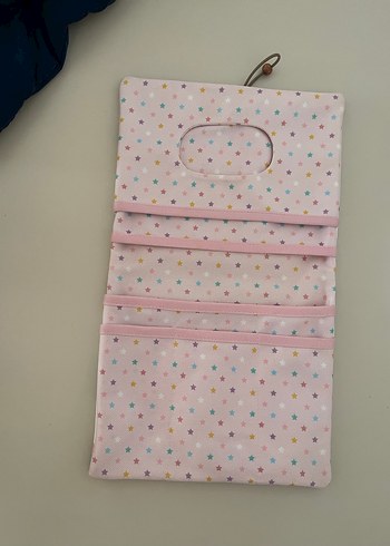 Pastel Renkli Fil Desenli Bebek Çantası - Görsel 2