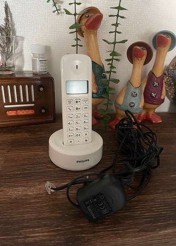 Beyaz Philips Telsiz Telefon D130 - Görsel 2