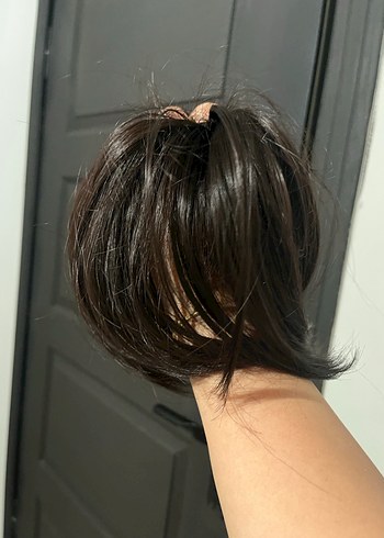 Bej Parlak Saten Saç Tokası - Görsel 4