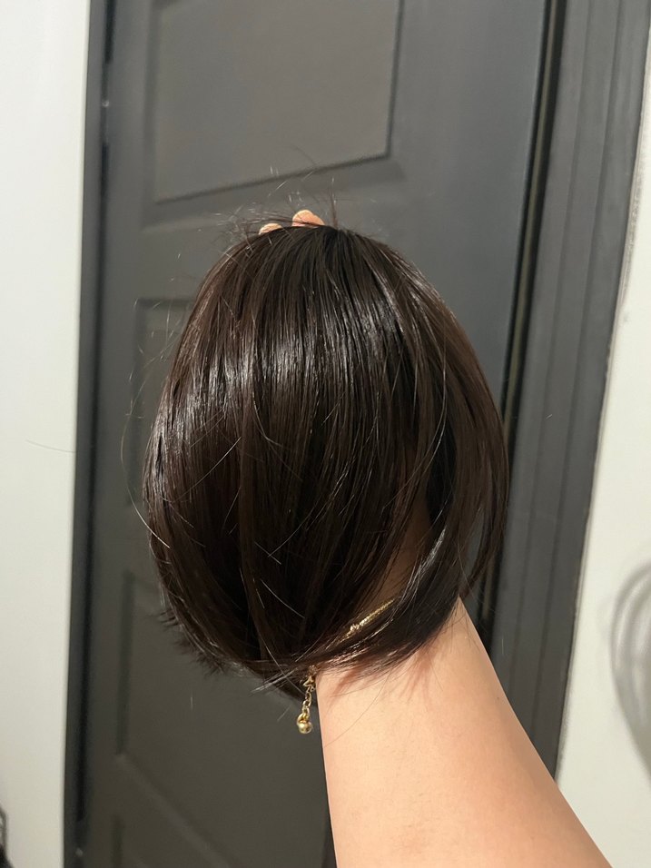 Bej Parlak Saten Saç Tokası - Görsel 3