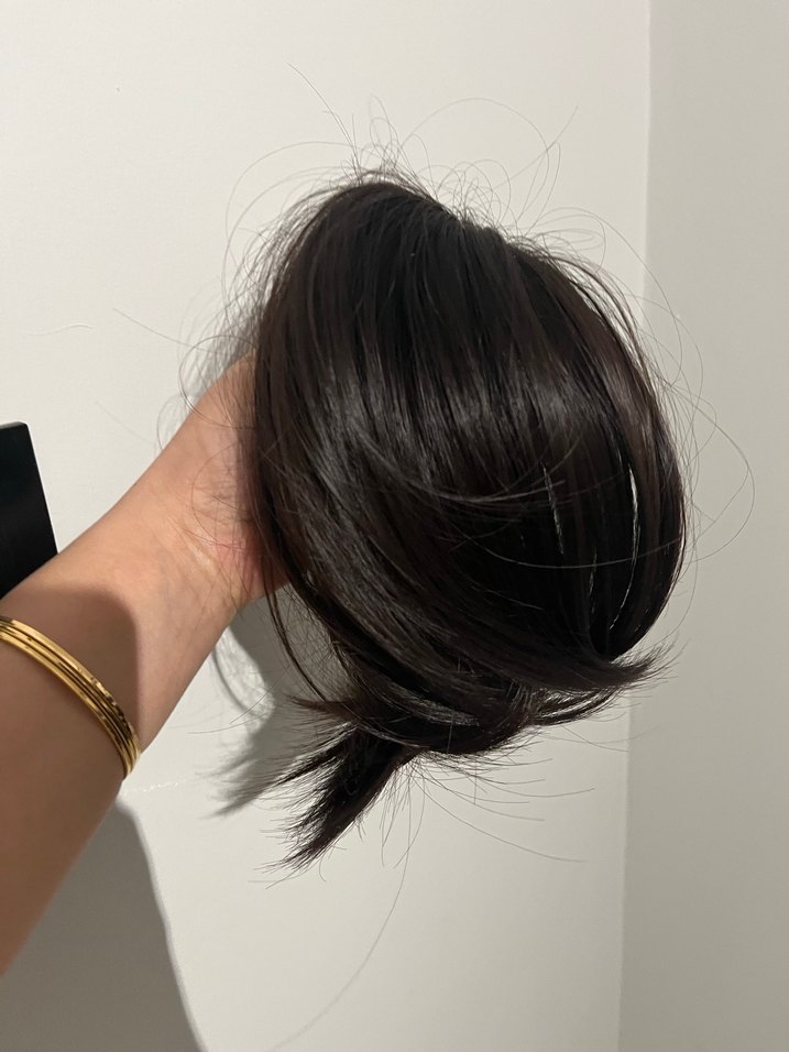 Bej Parlak Saten Saç Tokası - Görsel 2