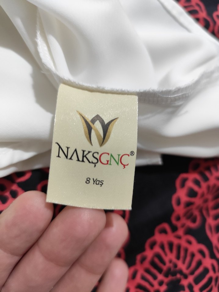 Düğmeli Beyaz Bohem kız çocuk gömlek - Görsel 4