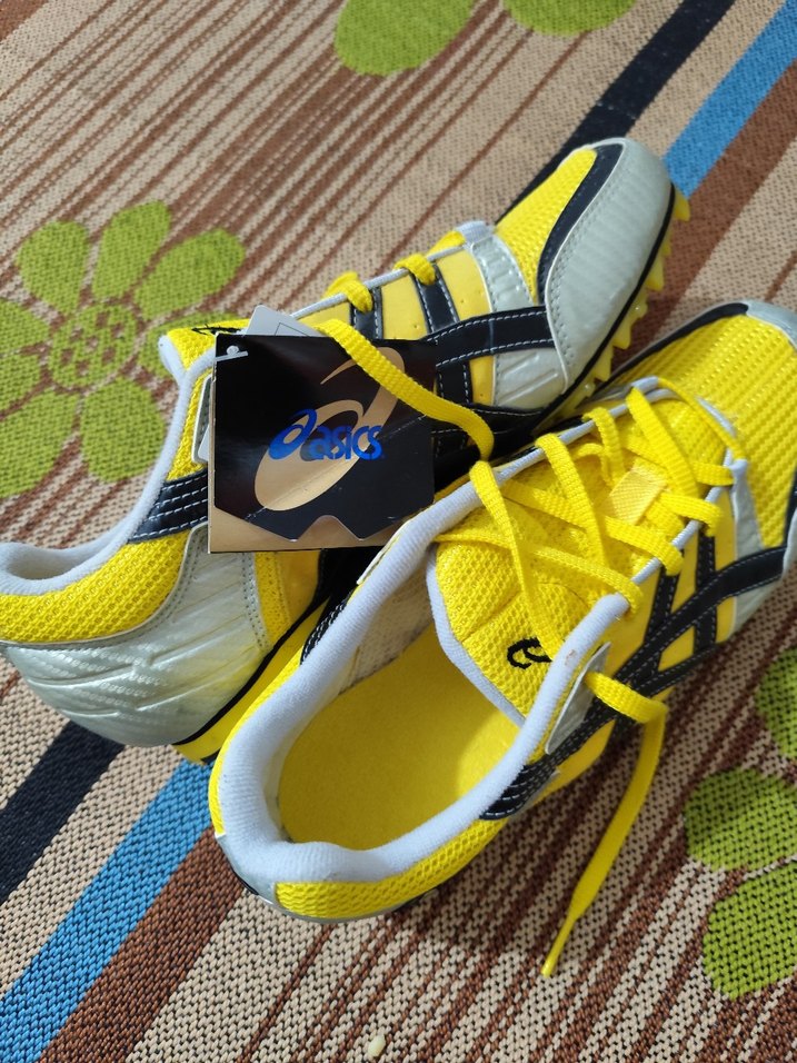 Sarı Asics erkek koşu ayakkabı - Görsel 2