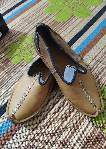 Kahverengi Deri Tokalı Erkek çarık - Görsel 7