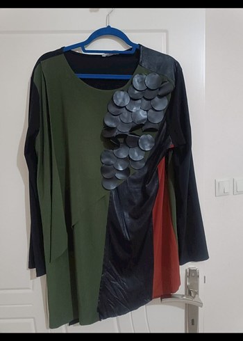 Bordo Piliseli  Tunik - Görsel 5