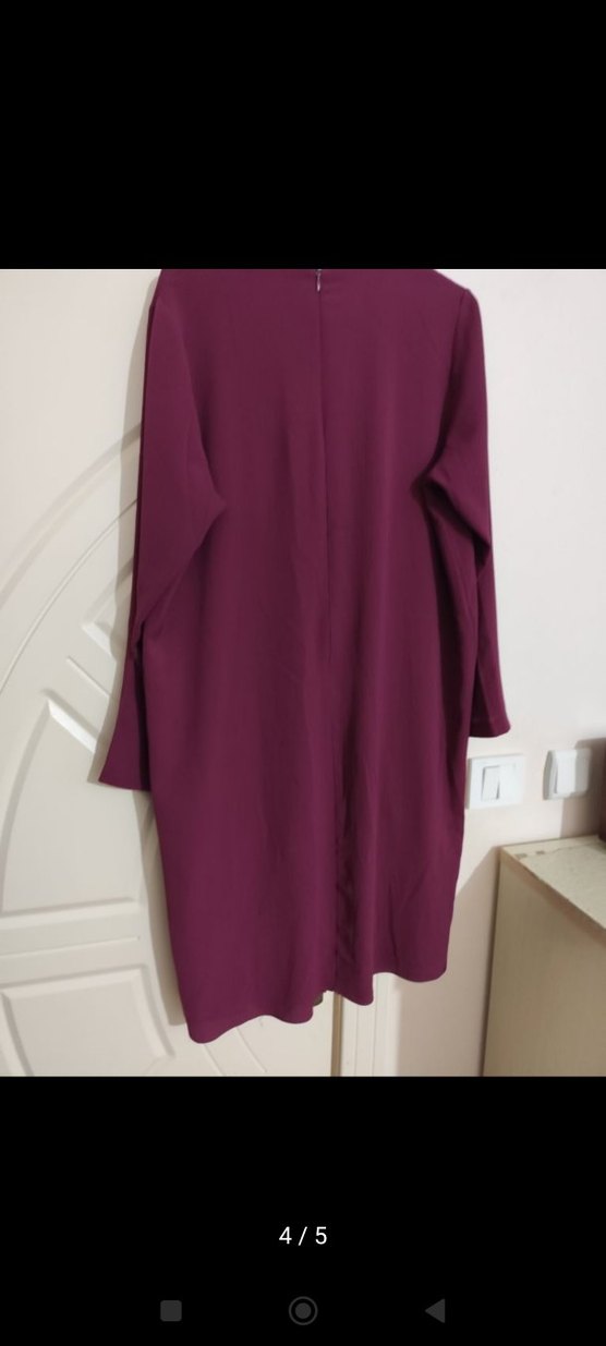 Bordo Piliseli  Tunik - Görsel 3