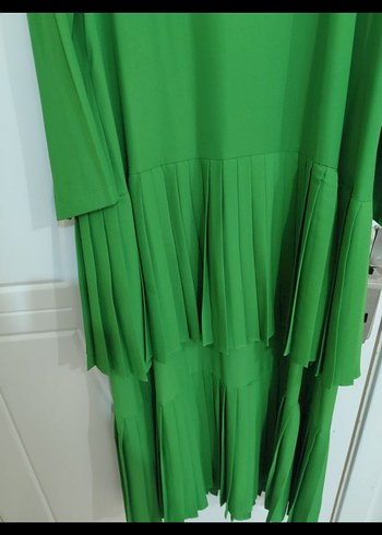 Uzun Bohem Desenli Kadın Elbise - Görsel 14