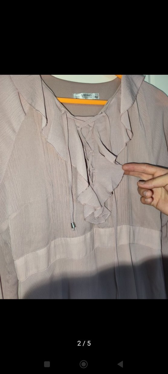 Uzun Bohem Desenli Kadın Elbise - Görsel 4