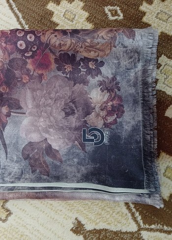 Kadın Pilili Bohem Çok Renkli eşarp - Görsel 6