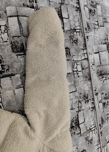 Tommy Jeans Erkek Beyaz Kürklü Mont - Görsel 4