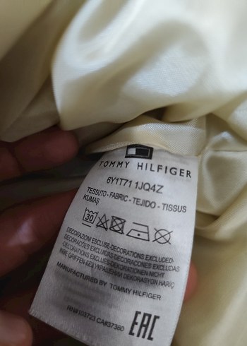 Tommy Jeans Erkek Beyaz Kürklü Mont - Görsel 8