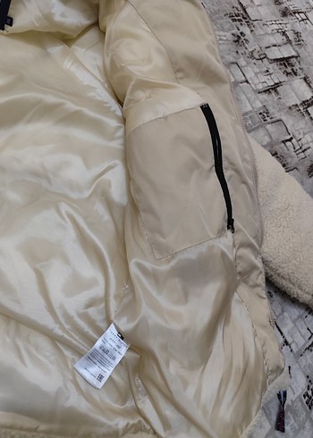 Tommy Jeans Erkek Beyaz Kürklü Mont - Görsel 6