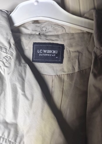 Düğmeli Midi Bej Kadın Trençkot - Görsel 2