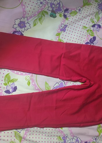 Kırmızı Kadın Kumaş Pantolon - Görsel 4