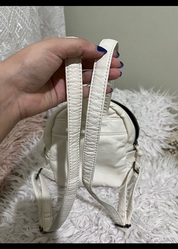 Mavi marka deri çanta - Görsel 3