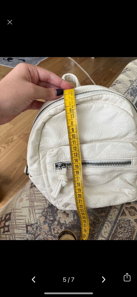 Mavi marka deri çanta - Görsel 5