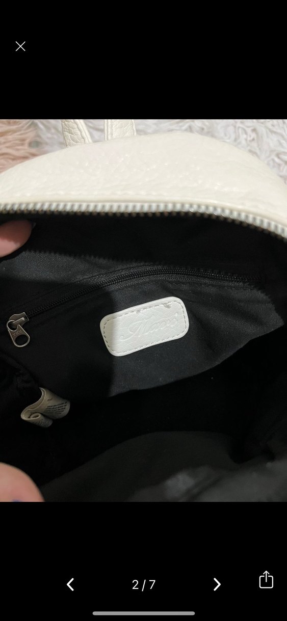 Mavi marka deri çanta - Görsel 2