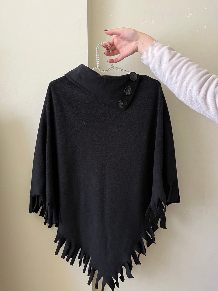 Siyah panço - Görsel 2