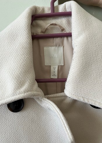H&M kaban krem rengi - Görsel 4