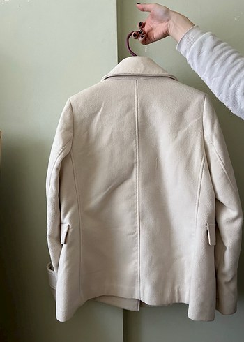 H&M kaban krem rengi - Görsel 3