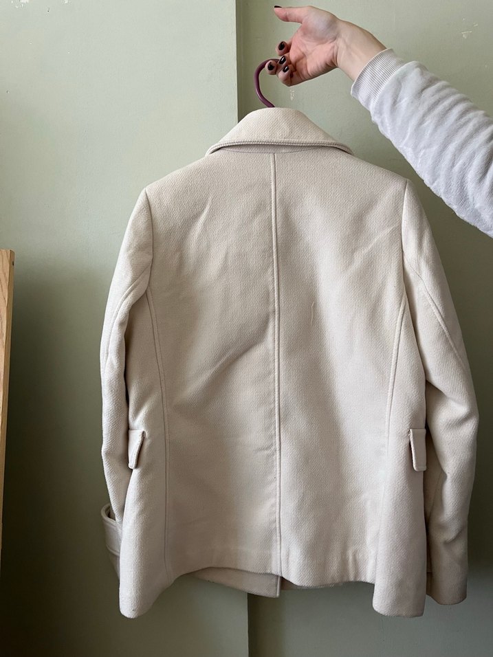 H&M kaban krem rengi - Görsel 3