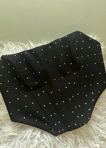 Siyah taşlı korse - Görsel 2