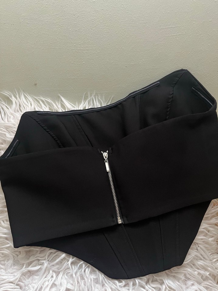 Siyah taşlı korse - Görsel 3