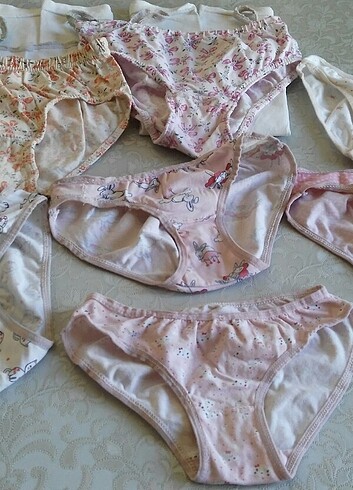 Kız çocuk atlet külot takım (9 adet).6/7/8 yaş - Görsel 7