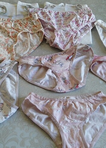 Kız çocuk atlet külot takım (9 adet).6/7/8 yaş - Görsel 8