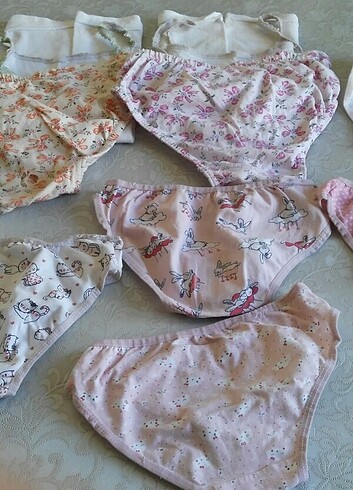 Kız çocuk atlet külot takım (9 adet).6/7/8 yaş - Görsel 10