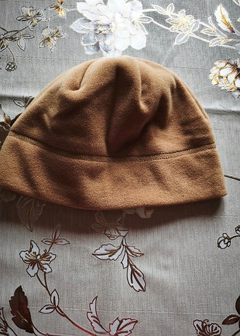 Kadın Kahverengi Polar Bere - Görsel 2