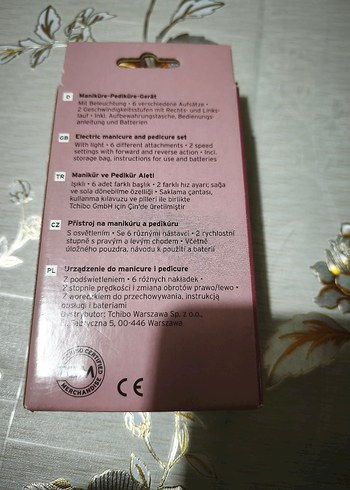 Tchibo marka Manikür Pedikür Aleti Işıklı - Görsel 6