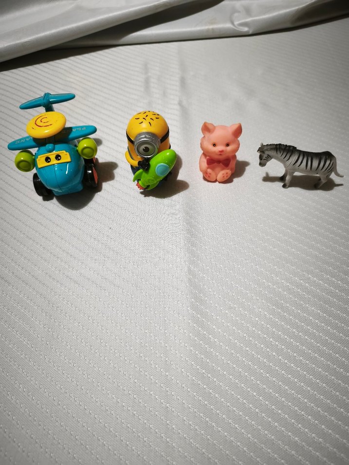 Renkli Minik Oyuncak Figürler Seti 4 Adet. - Görsel 2