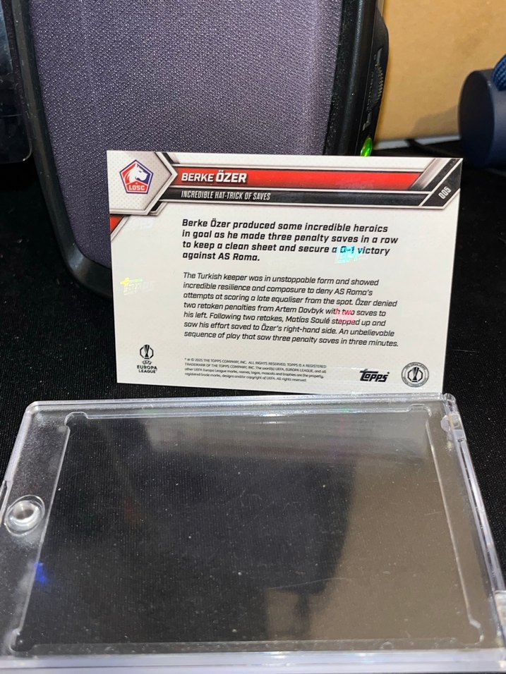 Topps Berke Özer Topps Now 11/25 - Görsel 3