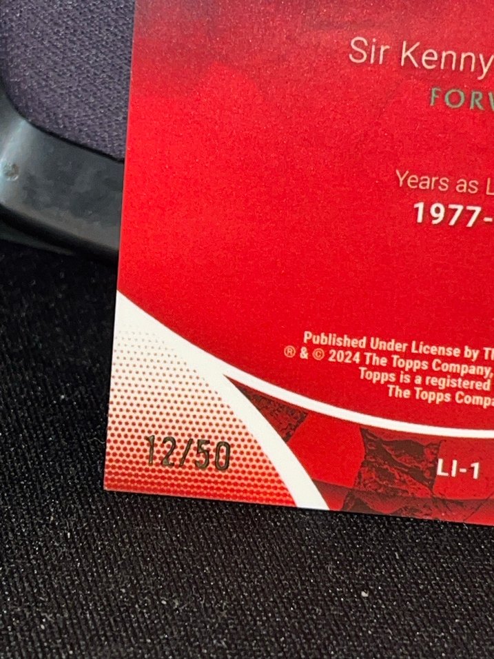 Topps Sir Henry Dalglish Futbol Kartı 1977-1990 12/50 - Görsel 3