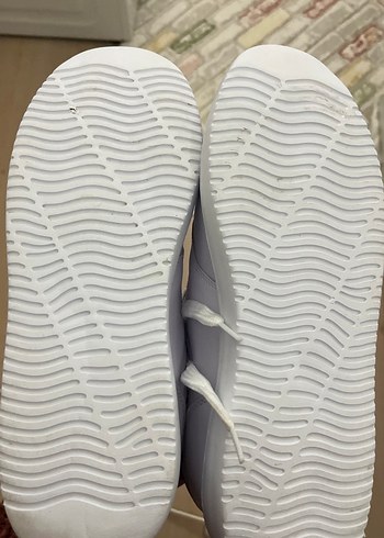 Orijinal Lacoste Beyaz Bağcıklı  Spor Ayakkabısı - Görsel 7