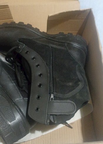 Siyah Tokalı Biker Erkek Bot - Görsel 3