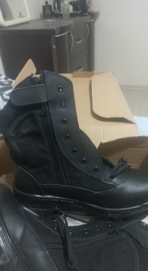 Siyah Tokalı Biker Erkek Bot - Görsel 4