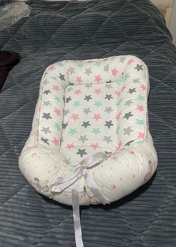 Pastel Yıldız Desenli Bebek puseti - Görsel 2