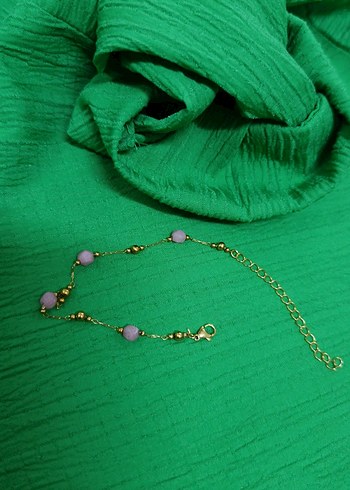 Pembe bocuklu bileklik - Görsel 4