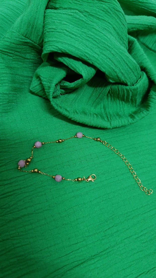 Pembe bocuklu bileklik - Görsel 4