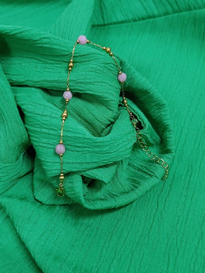 Pembe bocuklu bileklik - Görsel 2