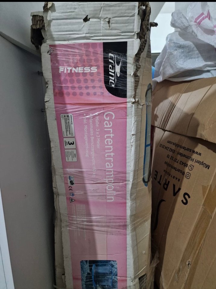 Trambolin 3x3 metre sıfır kutulu - Görsel 4