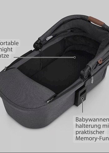 ABC Desin 4in1 Siyah Bebek Arabası - Görsel 6