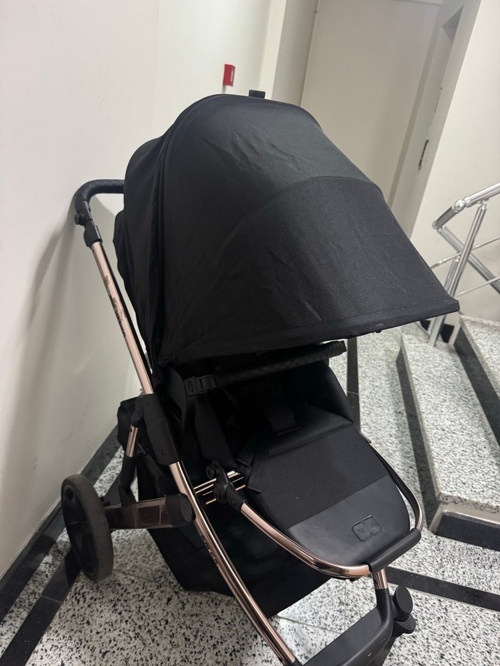 ABC Desin 4in1 Siyah Bebek Arabası - Görsel 3