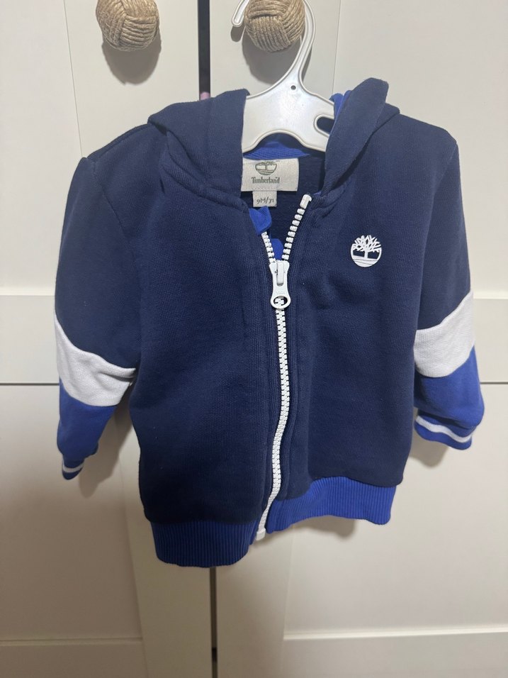 Timberland orjinal Kapüşonlu Fermuarlı Erkek Çocuk Sweatshirt - Görsel 3